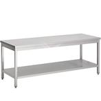 Rvs woktafel met bodemschap 2700x600x600 mm, Verzenden, Nieuw in verpakking