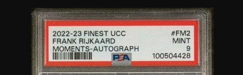 2022 Topps Finest Champions League Frank Rijkaard #FM2 -, Verzamelen, Stickers