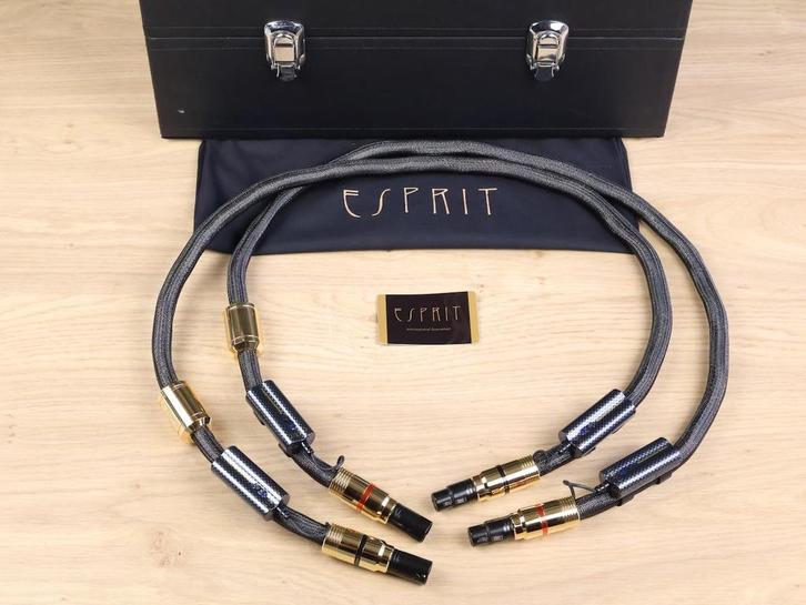 Esprit Audio LEsprit highend audio interconnects XLR 1,2 me, Audio, Tv en Foto, Audiokabels en Televisiekabels, Overige kabels