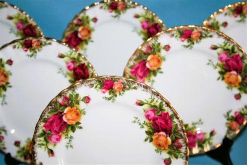 Royal Albert - Old Country Rose - Salad - Bord (6) -, Antiek en Kunst, Antiek | Meubels | Tafels