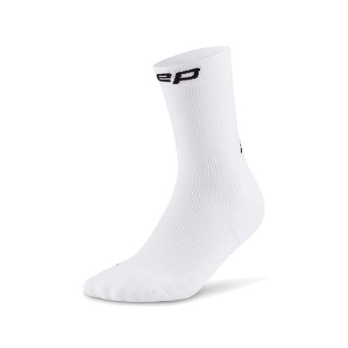 CEP Run Mid-Cut Compressie Sokken  Wit - Dames (37-40), Sport en Fitness, Bergsport en Wandelen, Kleding, Nieuw, Verzenden
