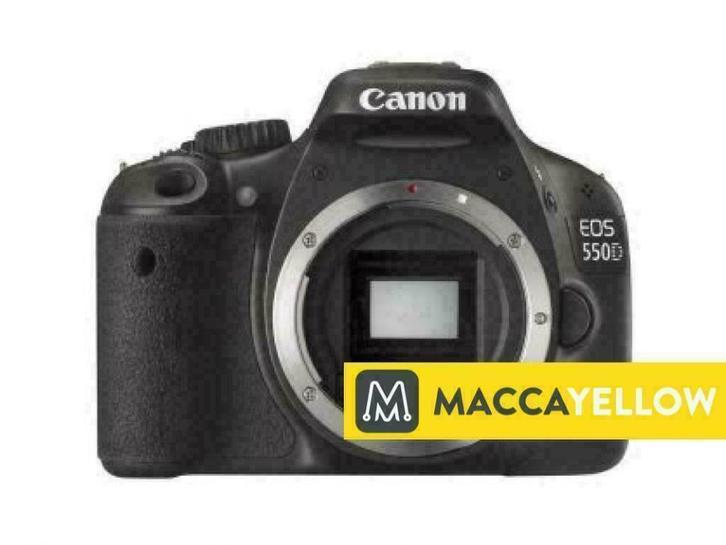 Canon EOS 550D body met garantie, Audio, Tv en Foto, Fotocamera's Digitaal, Geen optische zoom, Zo goed als nieuw, Canon, Spiegelreflex