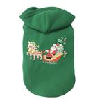 Honden Kerst Hoodie Groen (Truien, Hondenkleding), Dieren en Toebehoren, Ophalen of Verzenden, Nieuw, Hondenvest