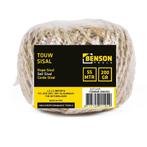 Benson Universeel sisal touw - 55 meter - 200 gram - duur..., Ophalen of Verzenden, Nieuw