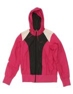 NIKE Womens Hooded Rain Jacket UK 14 Medium Pink Colourblock, Kleding | Dames, Verzenden, Nieuw