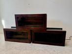 Vitrinekast (3) - Palissander - Palisander fineer, Antiek en Kunst, Curiosa en Brocante