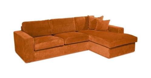 Hoekbank Leiden - hoekbanken - Oranje, Huis en Inrichting, Banken | Sofa's en Chaises Longues, Nieuw, Overige materialen