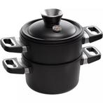 AMT Gastroguss Pot- en stoomset – Geschikt voor alle warm., Huis en Inrichting, Keuken | Potten en Pannen, Overige materialen