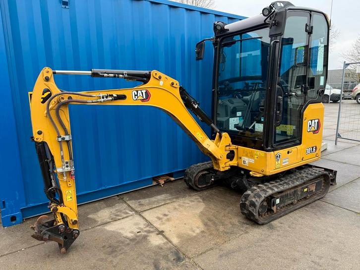 Caterpillar 301.6 minigraver met airco 2021, Zakelijke goederen, Machines en Bouw | Kranen en Graafmachines, Graafmachine, Ophalen