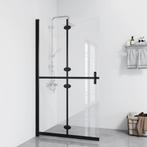 vidaXL Inloopdouchewand inklapbaar 100x190 cm ESG-glas, Verzenden, Nieuw