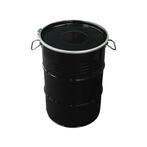 The BinBin afvalbak met inwerpopening 60 ltr - Zwart, Huis en Inrichting, Woonaccessoires | Prullenbakken, Verzenden, Nieuw