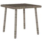 vidaXL Tuin salontafel rechthoekig 40x40x37 cm poly rattan, Tuin en Terras, Tuintafels, Verzenden, Nieuw