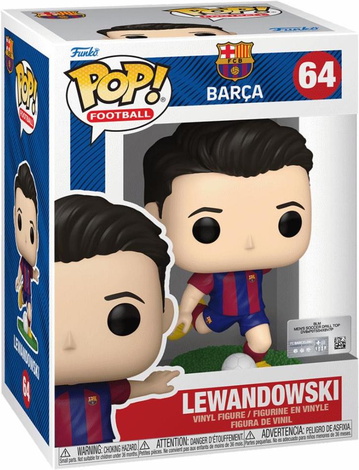 Funko Pop! - Football Barcelona Lewandowski #64 | Funko -, Verzamelen, Poppetjes en Figuurtjes, Nieuw, Verzenden