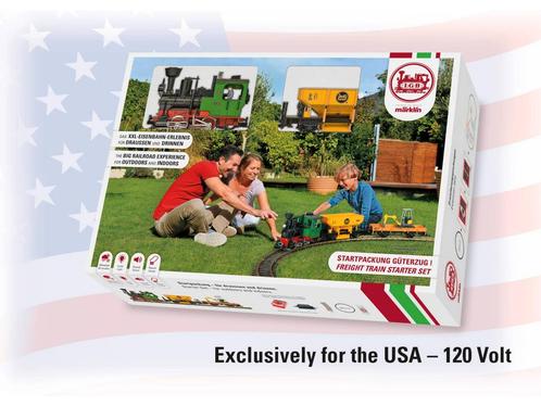 LGB 72403 Güterzug Starter Set, Sound, 120 Volt (grootspoor, Hobby en Vrije tijd, Modeltreinen | Overige schalen, Overige typen