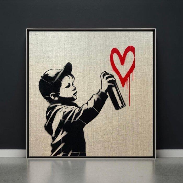 STRINK - LOVE GRAFFITI, Antiek en Kunst, Kunst | Schilderijen | Modern