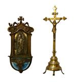 Wijwatervat - Circa 1900 - Lourdes - 24 cm