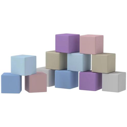 TRUUSK Zachte Bouwstenen, 12 Kubussen 20 X 20 X 20 Cm, Gemak, Kinderen en Baby's, Speelgoed | Overig, Nieuw, Verzenden