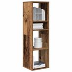 vidaXL Boekenkast 34x31x112 cm bewerkt hout oud houtkleurig, Huis en Inrichting, Kasten | Boekenkasten, Verzenden, Nieuw, Overige houtsoorten
