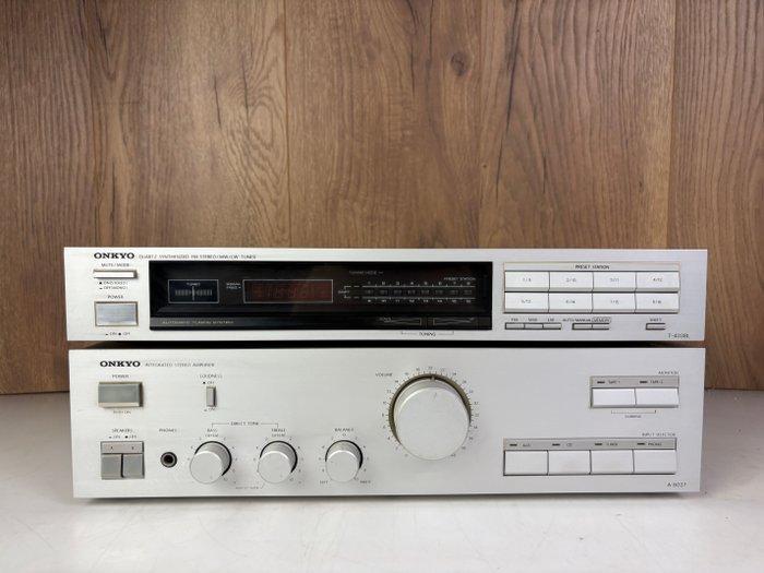 Onkyo - A-8027 Amplifier - T-4038L Tuner Stereoset, Audio, Tv en Foto, Radio's