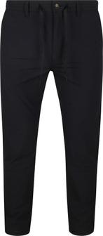 BOSS Chino Seersucker Navy maat W 34 - L 32 Heren, Kleding | Heren, Broeken en Pantalons, Verzenden, Nieuw, Blauw, BOSS