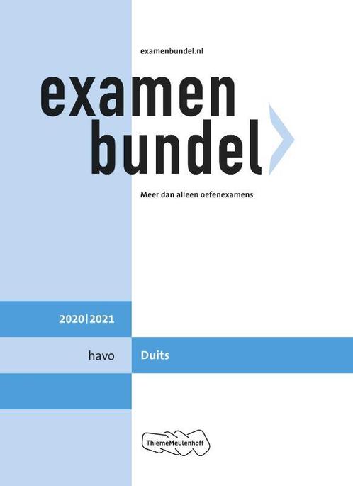 Examenbundel havo Duits 20202021 9789006781199, Boeken, Studieboeken en Cursussen, Zo goed als nieuw, Verzenden