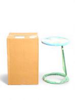 Orangebox Lapwing-H tafel, zwart gebeitst eiken, Ø48cm, Overige plaatsen, Ophalen of Verzenden, Gebruikt, Tafel