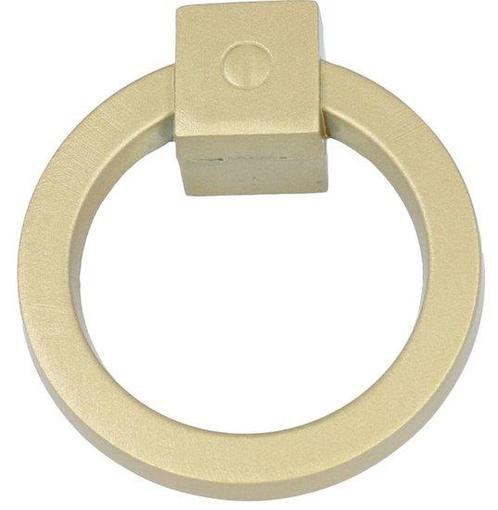 Ringgreep vast 60 mm mat messing, Doe-het-zelf en Verbouw, Hang- en Sluitwerk, Nieuw, Ophalen of Verzenden