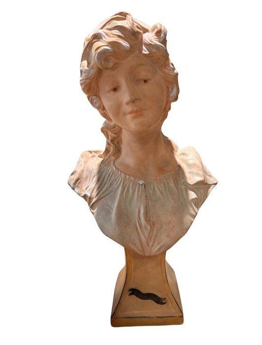 Joseph Le Guluche - Buste, La Bohémienne - 43 cm -, Antiek en Kunst, Kunst | Designobjecten