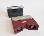 Iloca Stereoviewer with 20 stereo slides in case Stereoscoop, Verzamelen