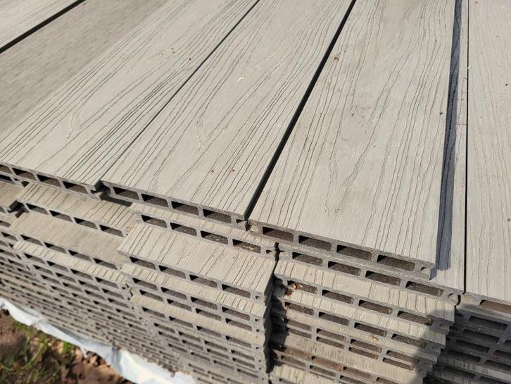 Terrasdelen, Vlonderplank composiet 23mm dik 220 en 400cm, Tuin en Terras, Terrasdelen en Vlonders, Nieuw, Composiet, Ophalen
