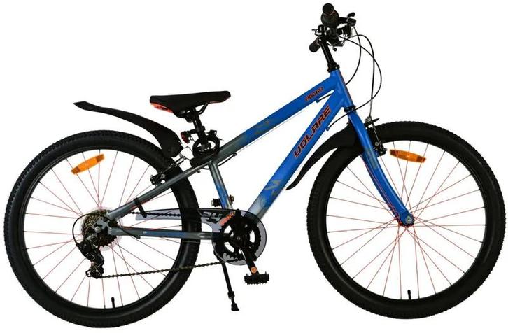 Volare Rocky Kinderfiets - 24 inch - Blauw - 7 speed, Fietsen en Brommers, Fietsen | Kinderfietsjes, Nieuw, Ophalen of Verzenden