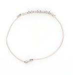 Zonder Minimumprijs - Armband - 14 karaat Witgoud - 0.25ct., Nieuw