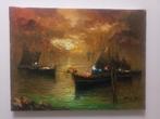 Guido Vuotto (1964) - Pescatori nel mare di napoli.