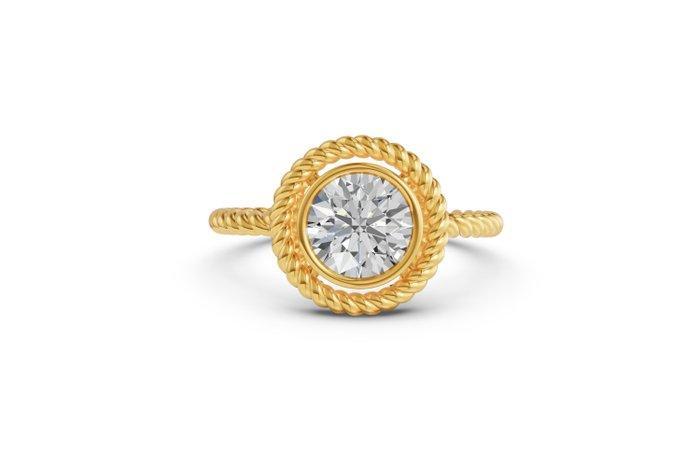 Zonder Minimumprijs - Ring - 14 karaat Geel goud - 1.51ct., Sieraden, Tassen en Uiterlijk, Ringen