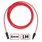 MC4 1-20 Meter 6mm Mannelijke-Vrouwelijke Kabel Rood/Zwar..., Verzenden, Nieuw