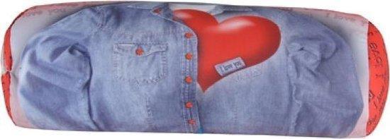 Eddy Toys Kussen Hartje 41 X 14 Cm, Huis en Inrichting, Woonaccessoires | Kussens, Verzenden
