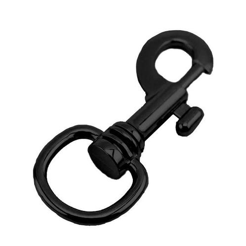 Musketon haak - Premium - 78mm - draaibaar - Zwart, Hobby en Vrije tijd, Kralen en Sieraden maken, Hanger, Nieuw, Ophalen of Verzenden