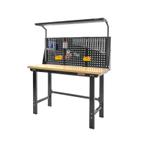 Lichtbak voor werkbank 150 cm met gereedschapsbord –, Ophalen of Verzenden, Nieuw