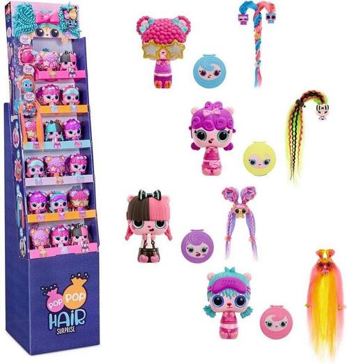 Pop Pop Hair Surprise 3-in-1 Pops - Minipop en hairextention, Kinderen en Baby's, Speelgoed | Overig, Verzenden