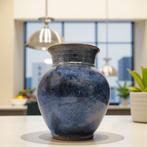 Agny Chenonceaux - Galactic Blue Glaze - Vaas - Keramiek, Antiek en Kunst