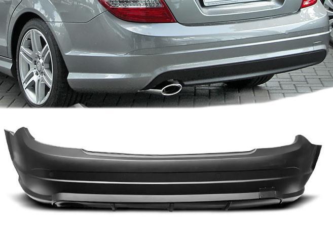Achterbumper | Mercedes C-Klasse W204 2007-2011 | ABS kunsts, Auto-onderdelen, Carrosserie en Plaatwerk, Nieuw, Mercedes-Benz