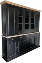 Buffetkast zwart Lelystad 260 x 235cm eiken lijsten, Huis en Inrichting, Kasten | Buffetkasten, Ophalen of Verzenden, Nieuw