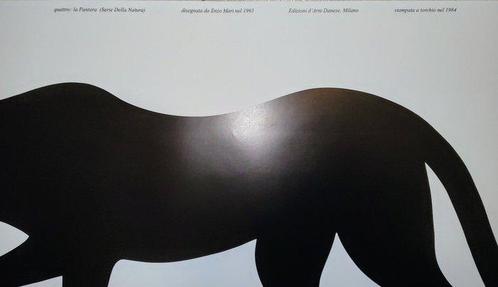 Enzo Mari - La Pantera - 2020s, Antiek en Kunst, Kunst | Tekeningen en Foto's
