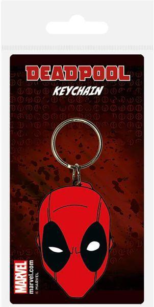 Pyramid Int. Marvel Rubberen Sleutelhanger-Deadpool Face, Verzamelen, Sleutelhangers, Nieuw, Ophalen of Verzenden
