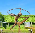 Beeldje - A bronze dancer - Brons, Marmer, Antiek en Kunst