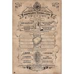Poster Harry Potter Hogwarts School List 61x91,5cm, Verzamelen, Posters, Verzenden, Nieuw, A1 t/m A3