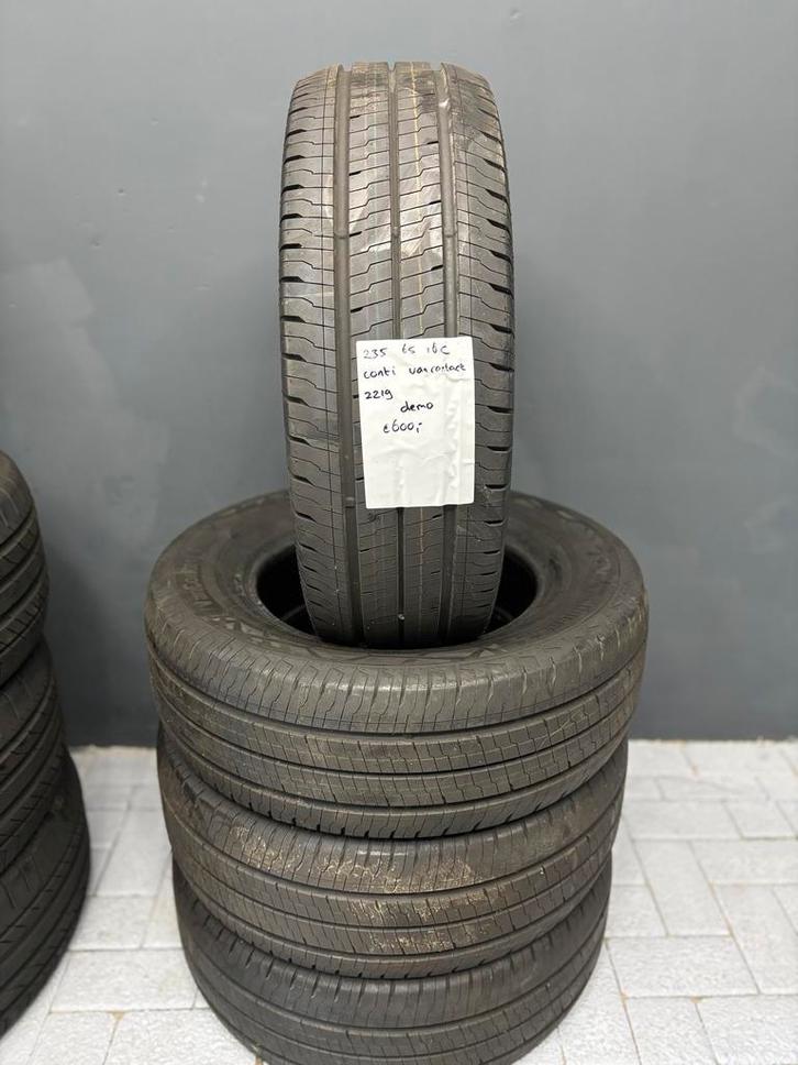 235/65/16C CONTI VANCONTACT DEMO (2219) €600, Auto-onderdelen, Banden en Velgen, 16 inch, Zomerbanden, 235 mm, Bestelwagen, Nieuw