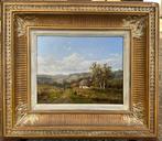 C.H Meiners (1819-1894) - Landschap met personen en dieren