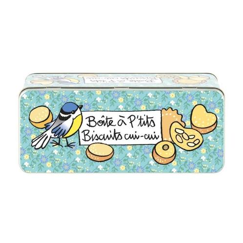 Voorraadblik/theeblik/koektrommel Derriere la Porte, Huis en Inrichting, Keuken | Potten en Pannen, Pot, Bus of Blik, Nieuw, Aluminium