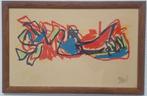 Karel Appel (1921-2006) - Abstracte compositie